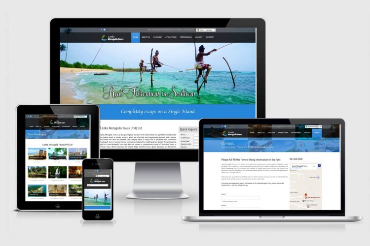 Another Travels and Tours website Developed by IT Signature